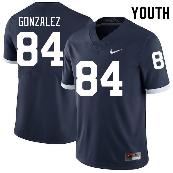 Youth #84 Peter Gonzalez Penn State Nittany Lions College Football Jerseys Stitched-Retro